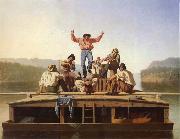 George Caleb Bingham Die frohlichen Bootsleute china oil painting reproduction